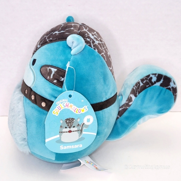 SAMSARA 🐿 FTM Teal & Black Chipmunk Girly Goth Squad Original Squishmallow NWT - Picture 2 of 8
